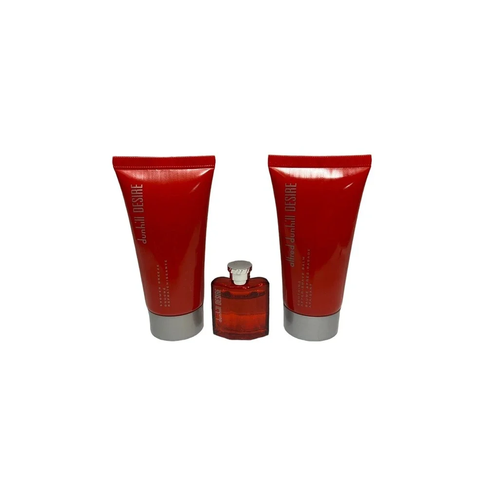 DUNHIL DESIRE 3 PIECE MINI EDT‎ Shower Breeze After Shave Balm New